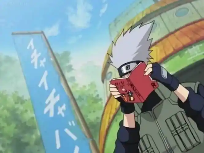 对卡卡西直击灵魂的拷问:为什么你这么爱看书?书竟还会发光!_老师