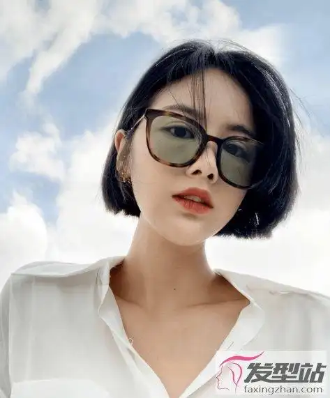 适合黑头发的短发发型韩式齐脸短发可盐可甜