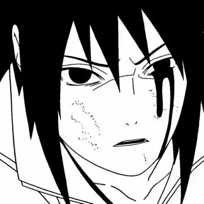 火影忍者佐助黑白 - 堆糖,美图壁纸兴趣社区