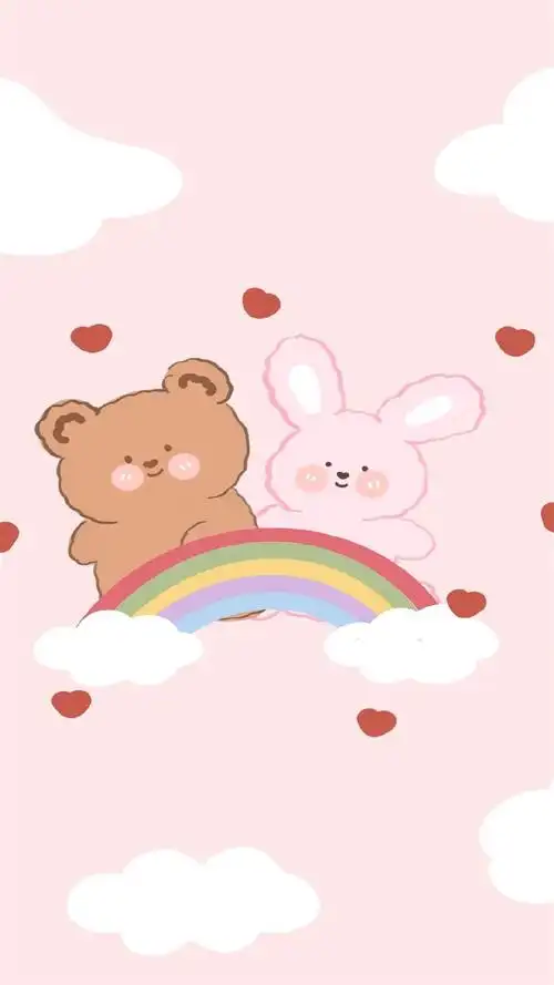 可爱萌系卡通小动物高清手机壁纸