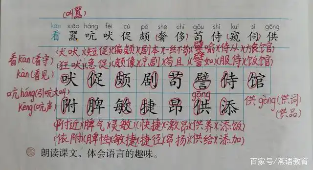 四年级语文老师手写《白鹅》笔记,助你学习更高效