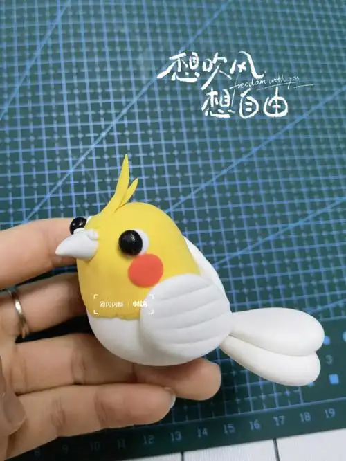 鹦鹉彩泥制作_超轻粘土做鹦鹉