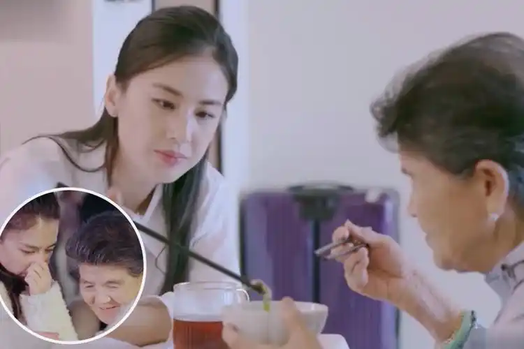 史上最好婆婆杨子妈妈暖心陪黄圣依吃饭婆媳相敬如宾成典范