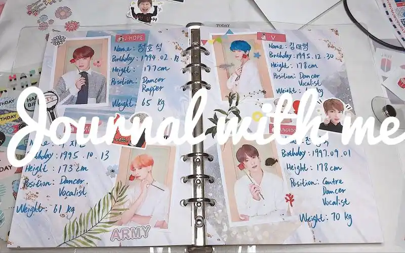 防弹少年团 追星手帐 个人档案篇