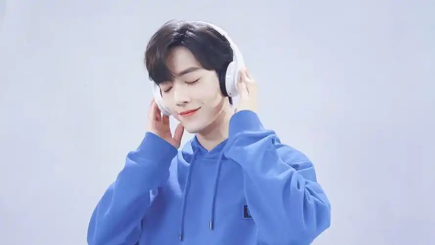 肖战蓝色卫衣帅气写真1280x960分辨率查看