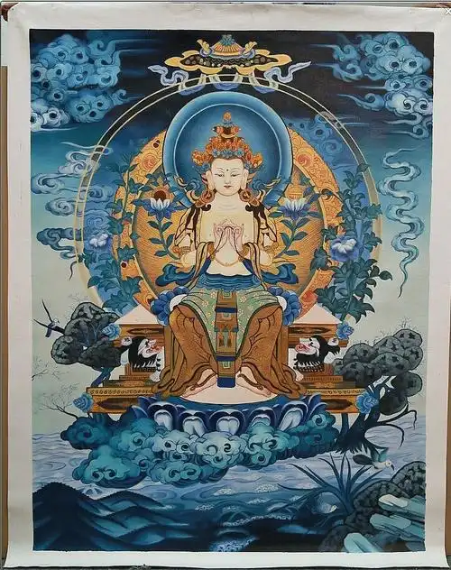 原创作品:油画—唐卡