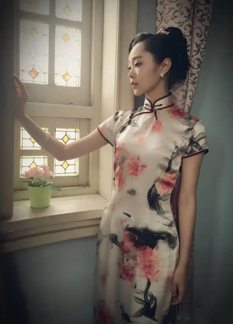 宋轶,穿上旗袍真是别样的美