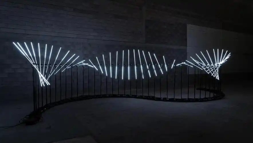 法国灯光装置艺术:流动 - 次元蜗