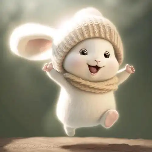 兔兔头像壁纸,太治愈啦