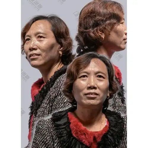 人物头像照片 2022极度教学倪凤弟 素描写生多角度写生对照男女头带手