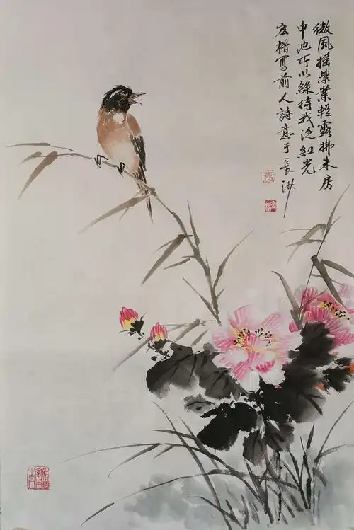 袁宏楷花鸟画作品赏析2020 (伍)