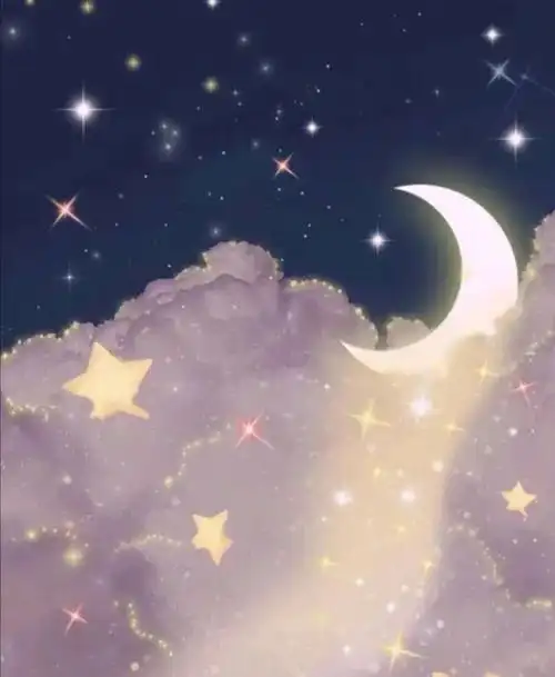 超级仙气的星空背景小仙女必备