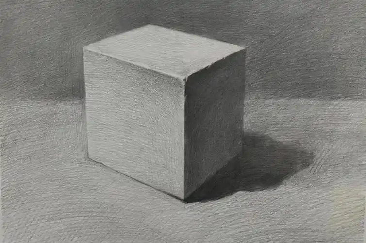 几何石膏正方体步骤#画画  #素描几何体  #素描  #福建专升本  #福州