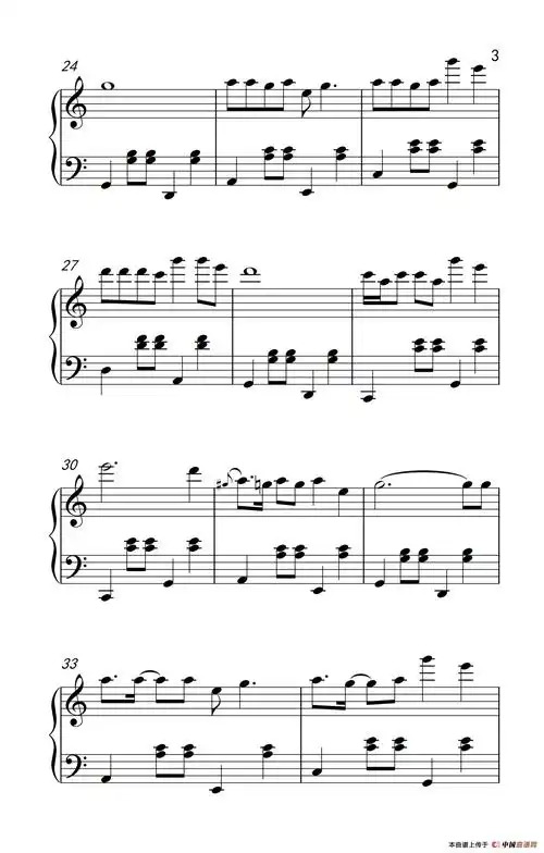 大王叫我来巡山(转自《弹吧音教》制谱)图片