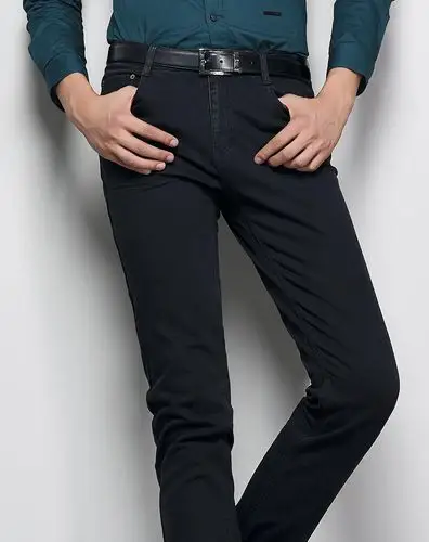 逸阳黑色修身牛仔裤em0064x-a01_唯品会