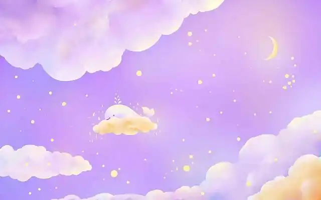 粉紫色天空背景唯美psd素材