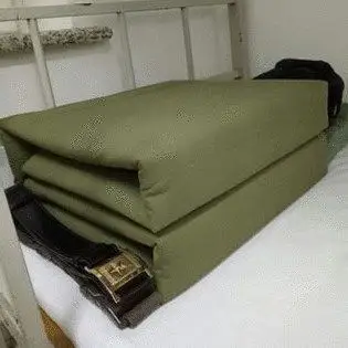 [ 免压军被叠豆腐块陆空军绿 军用07标准压薄手工被子单人棉被学生]