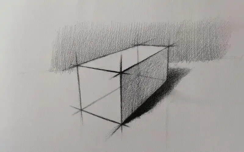 三点透视躺姿大透视长方体结构原速详细讲解_哔哩哔哩_bilibili