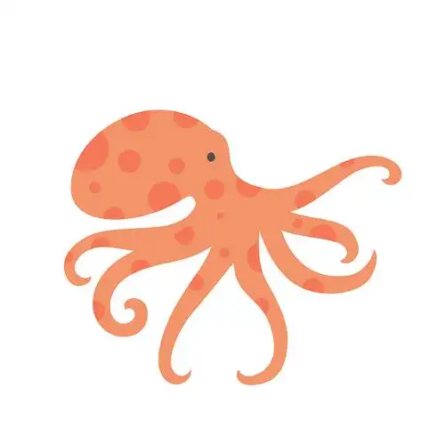 一只章鱼插画下载