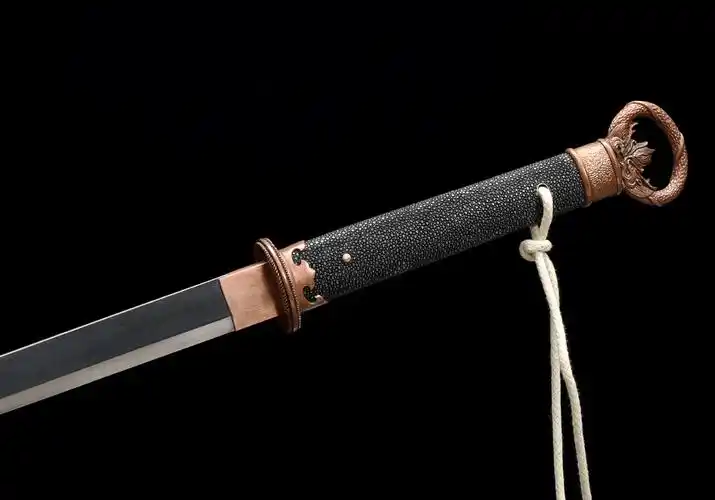 龙泉刀剑孔雀纹一体防身唐横刀传统影视环首刀宝剑摆件收藏未开刃