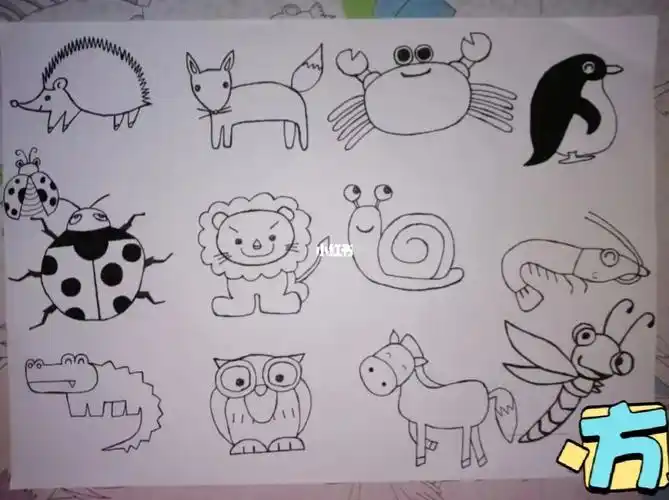 动物主题简笔画