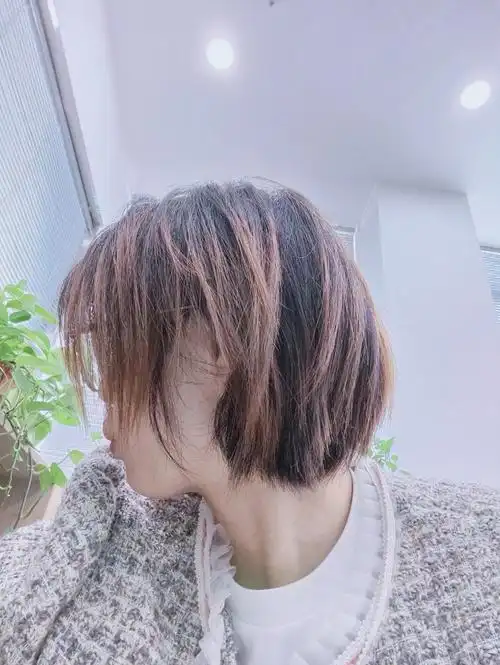 圆脸短发造型染色推荐