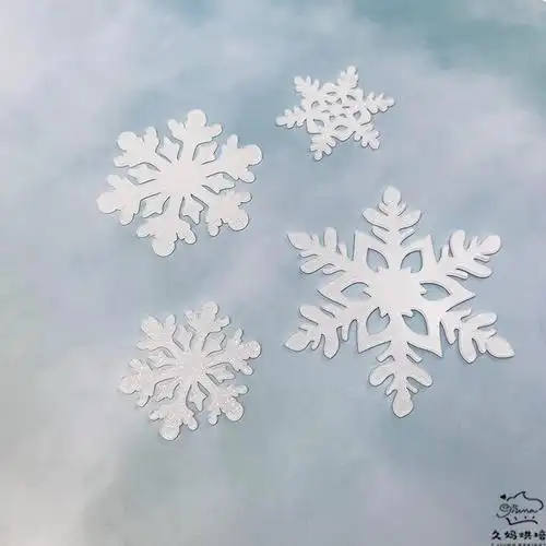 装饰雪花亚克力花城堡公主插牌插件冰雪奇缘主题节日装扮用品