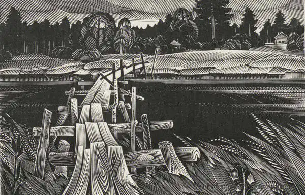 苏联著名版画家瓦西里耶夫作品四