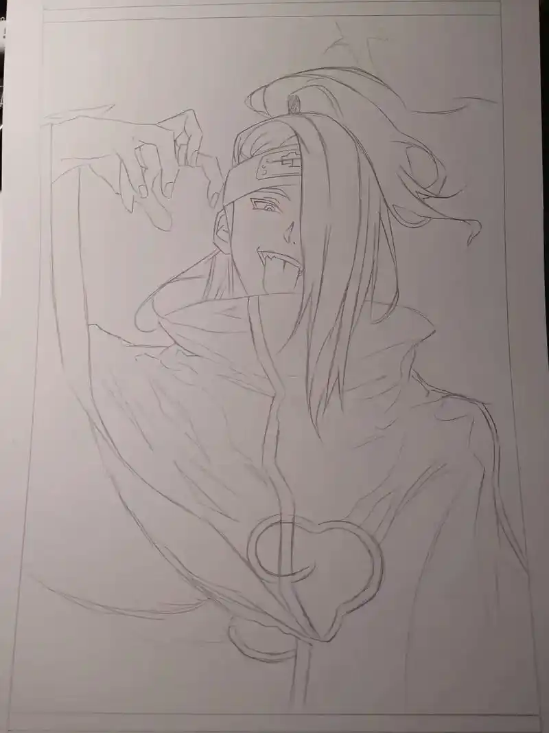 艺术就是99#火影忍者 #迪达拉 #艺术 #手绘 - 抖音