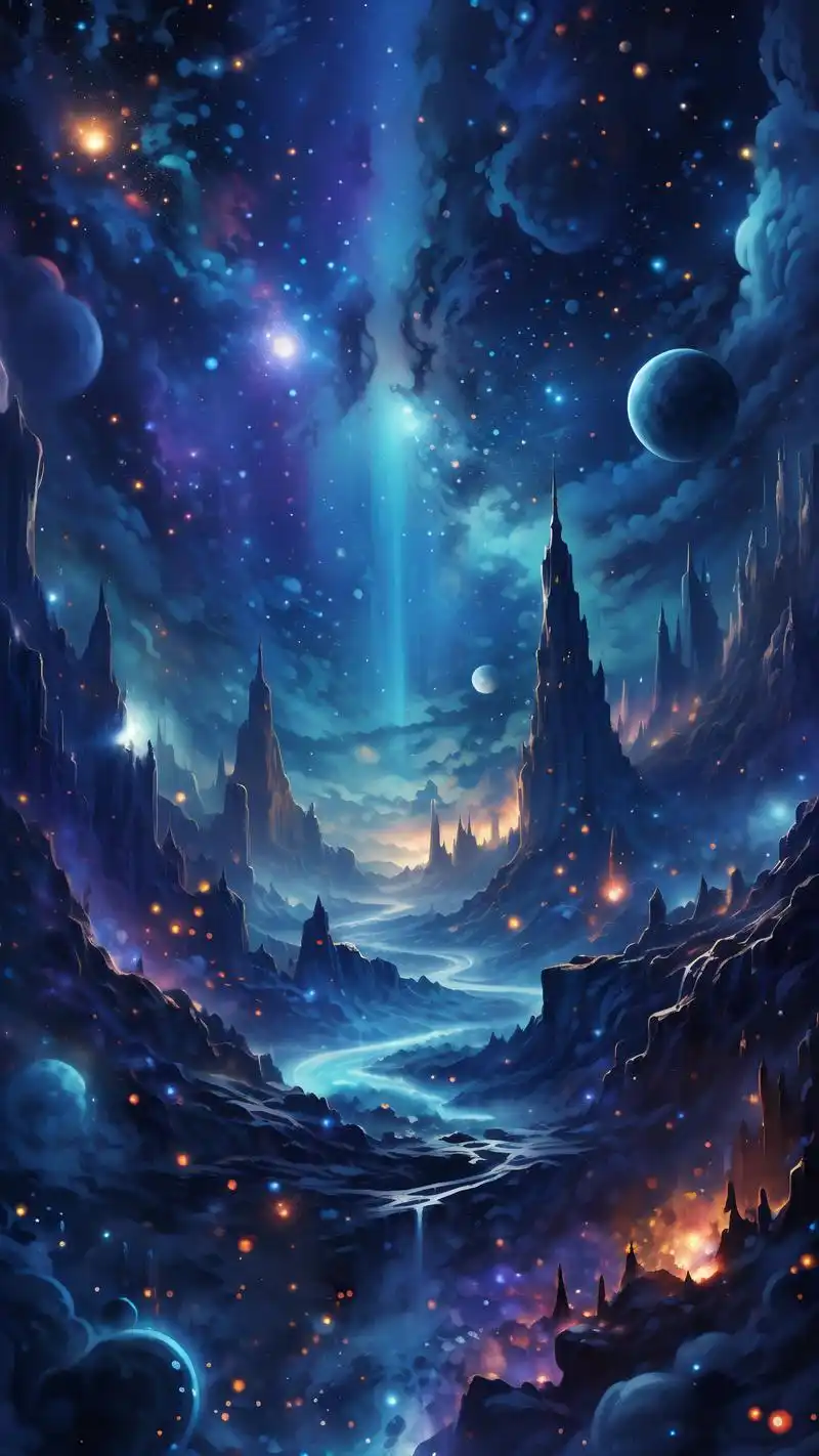 试试这些炫酷的3d星空壁纸吧!