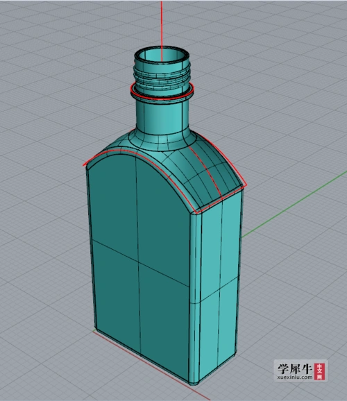 新手求助,这个酒瓶子建模思路
