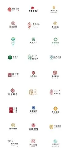 品牌logo 汉字图形标志-cnd设计网
