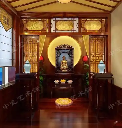 艺术陶瓷与现代家居佛堂篇瓷上悟禅意瓶中闻梵音