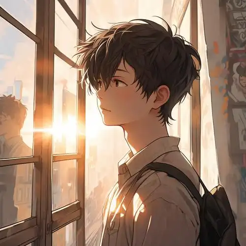 男生侧脸头像大赏