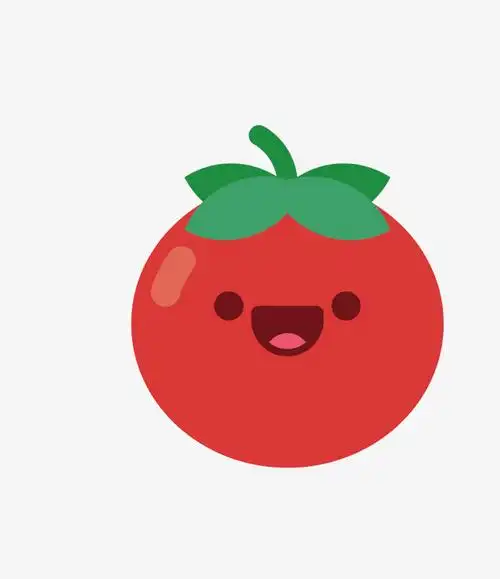 早餐三明治沙拉番茄手绘卡通元素