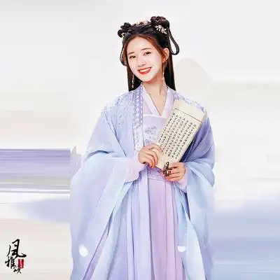 国子监来了个女弟子女桑祈赵露思同款影视古装女齐胸襦裙仙女汉服