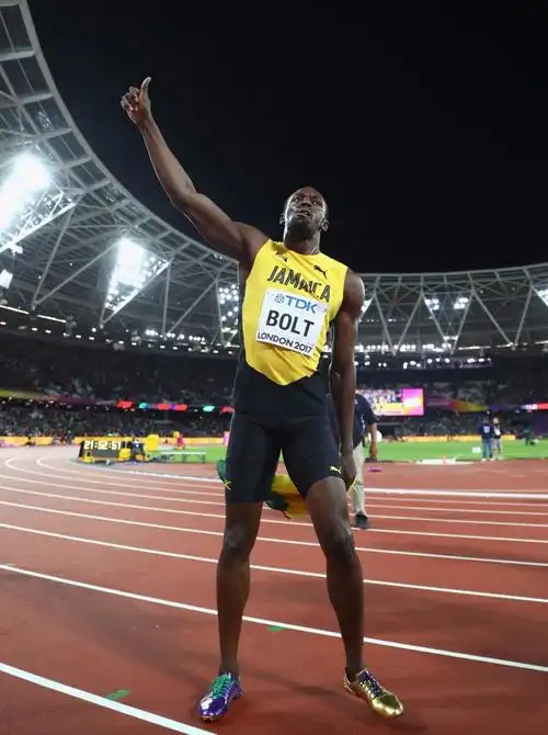 博尔特谢幕战获第三 加特林夺冠