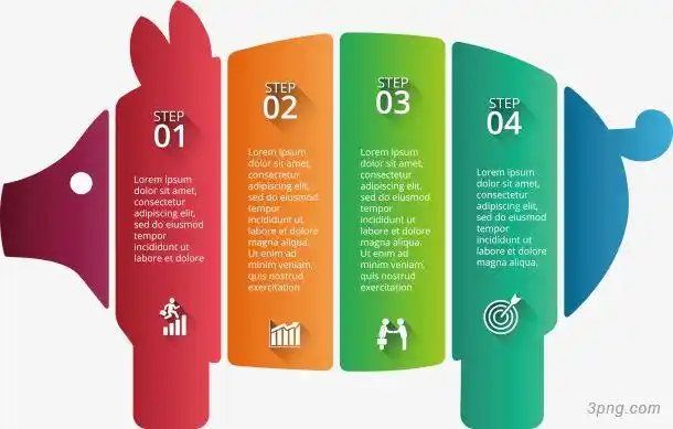 创意小猪目录png素材透明免抠图片ppt元素