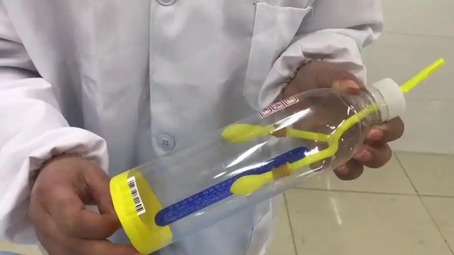 郑州冠军中学生物组模拟胸廓运动实验