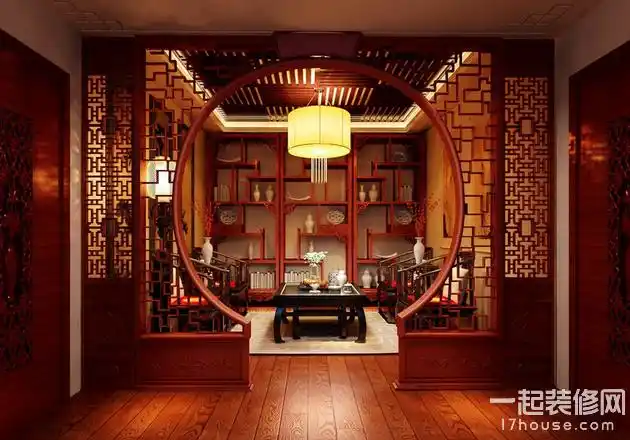 中国风家装效果图 _一起装修网百科