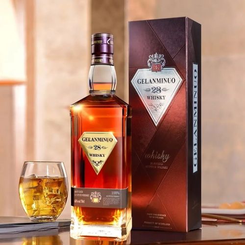 英国原装进口格兰米诺gelanminuo苏格兰威士忌酒40度 高地钻石版