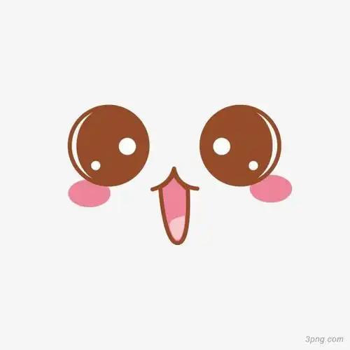 手绘笑脸表情设计png素材透明免抠图片-卡通手绘