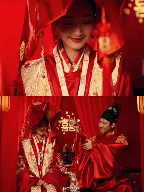 拜堂98成了好事"--02一袭惊艳的古风汉服婚服婉约女子的古典美