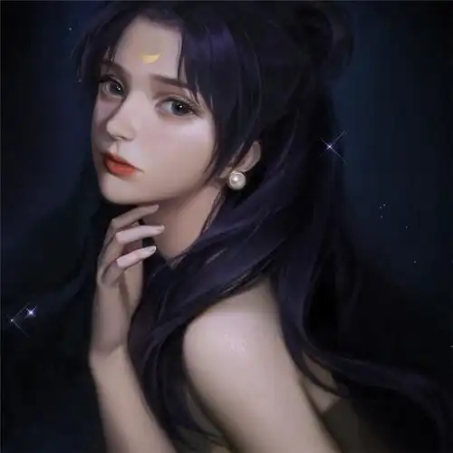 超酷黑天鹅动漫女孩头像图片