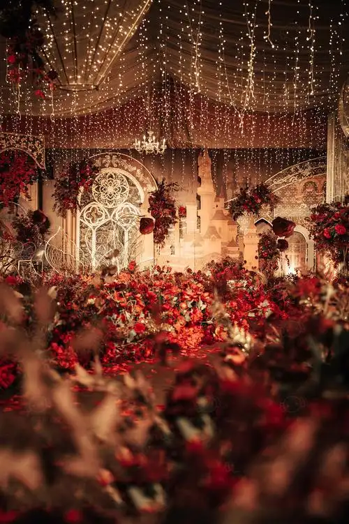 晞爱婚礼丨金色豪华婚礼