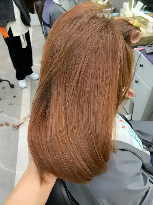 橘棕色系发色简直少女心不能太满了