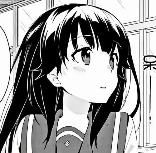 漫画日系头像黑白男日系头像黑白女脸上贴国旗的头像男微信头像jk制服