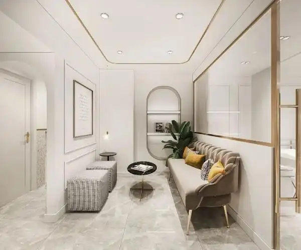 120平米小型东莞美容院工作室装修效果图实景案例 - 东莞市嵘铖建设