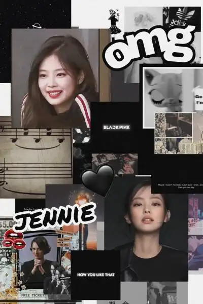 blackpink jennie jisoo 拼贴壁纸金智妮金智秀blackpink x二改x二转