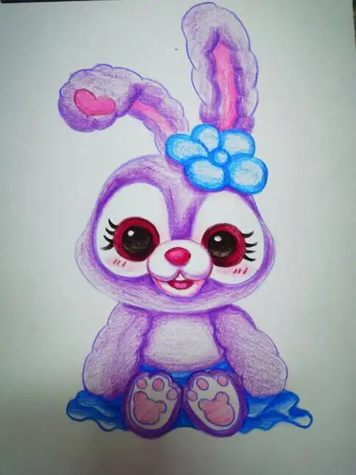 创意美术画画动漫绘画插画彩铅画星黛露